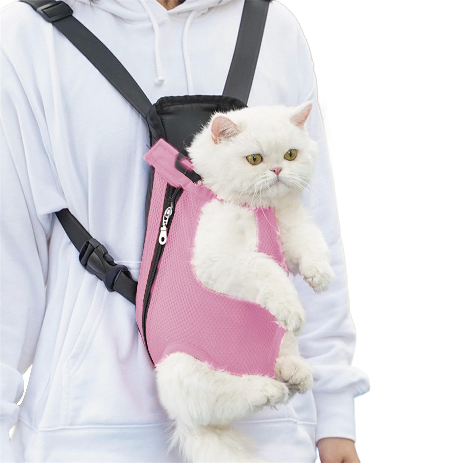 SAC A DOS KANGOUROU POUR CHIEN & CHAT EN ROSE