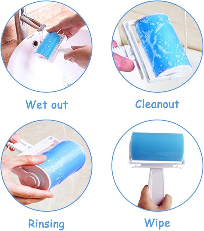 ROULEAU EN SILICONE ATRRAPE POILS