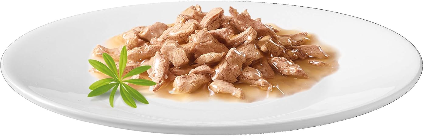 GOURMET MON PETIT INTENSE POCHON AU POULET 6*50GR