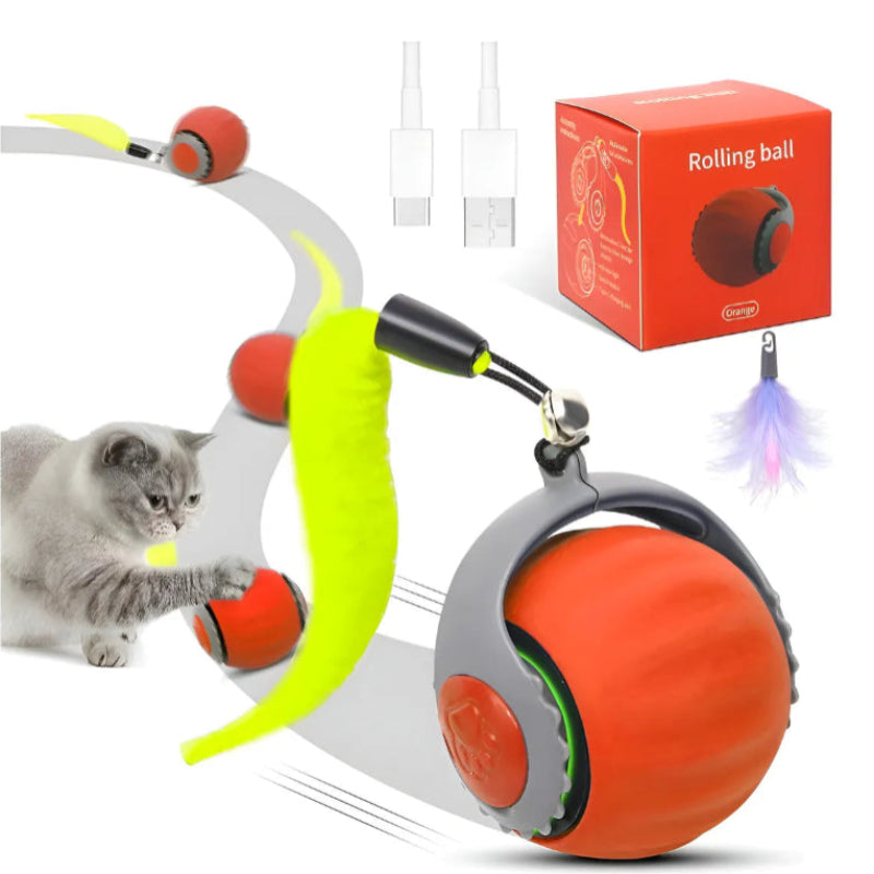 JOUET INTERACTIF ELECTIQUE AVEC CORDE A ROTATION AUTOMATIQUE