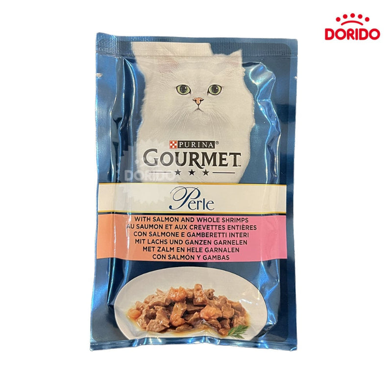 GOURMET PERLE - POCHON POUR CHAT ADULTE 85 GR