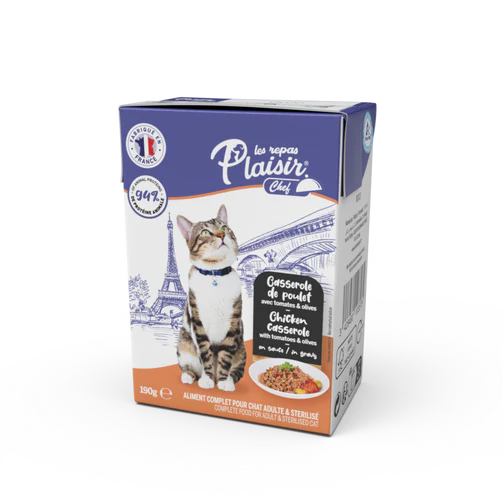PLAISIR CHEF CHAT - SAUCE AU POULET 190GR