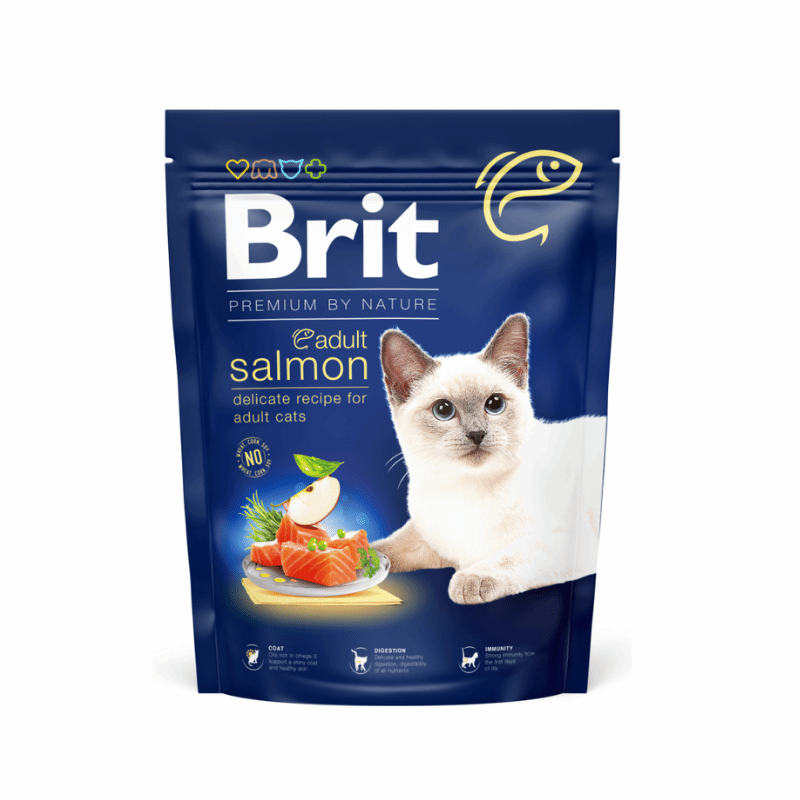 BRIT PREMIUM BY NATURE AU SAUMON POUR CHAT ADULTE