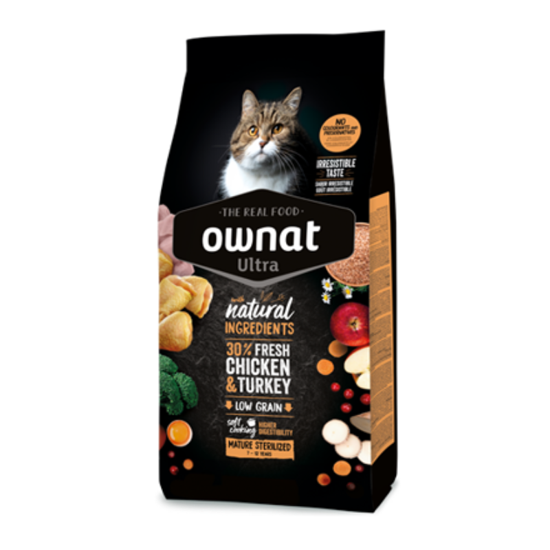 OWNAT ULTRA MATURE STERILIZED AU POULET 1.5kg