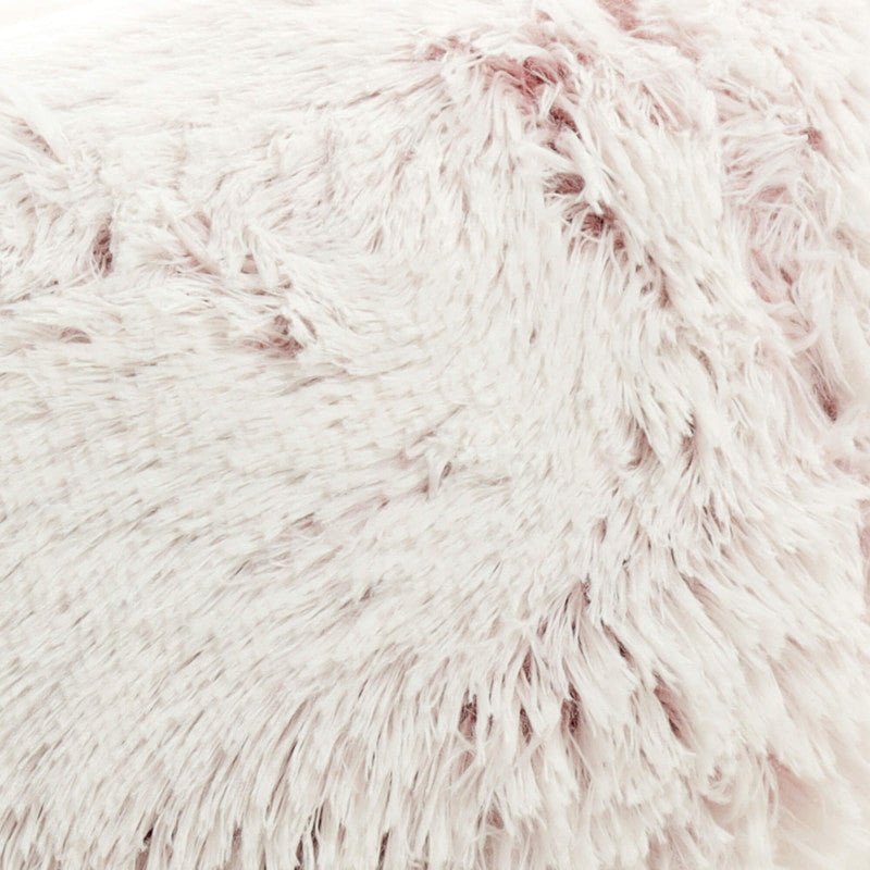 FLAMINGO PANIER FOURRURE ROSÉ 70*70*17 CM