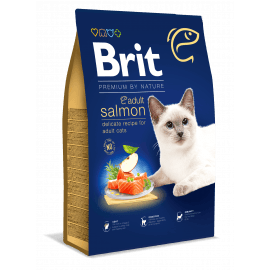 BRIT PREMIUM BY NATURE AU SAUMON POUR CHAT ADULTE 8KG