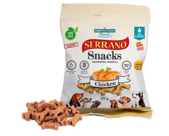 SERRANO SNACK POUR CHIEN AGNEAU 100g