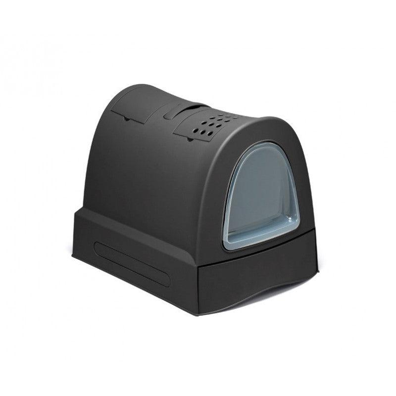 Maison de Toilette ZUMA avec Filtre et Tiroir pour Chat Noir